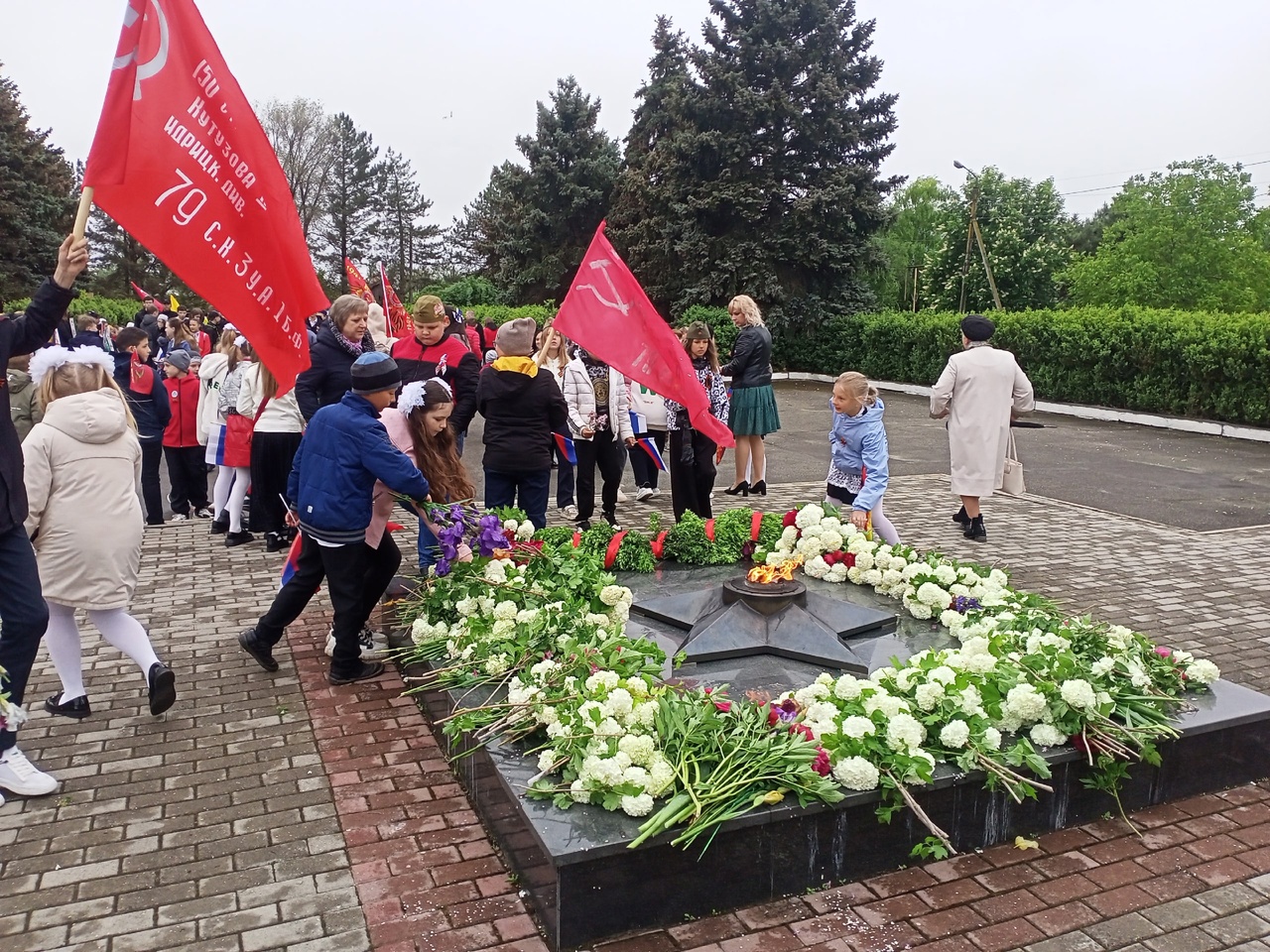 Торжественный митинг посвященный 78 годовщине Великой Победы!.